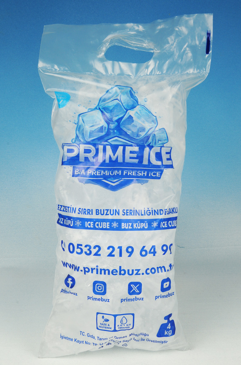 4 kg Kristal Küp Buz (Kulplu & Ekonomik Paket)
